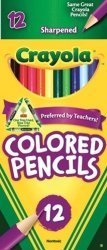クレヨラ アメリカ 海外輸入 Crayola Long Barrel Colored Wood-case Pencils, Assorted Colors, (68-401