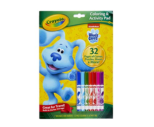 クレヨラ アメリカ 海外輸入 Crayola Blues Clues Color & Activity, 32 Coloring Pages, Gift
