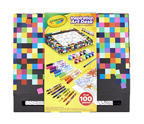 クレヨラ アメリカ 海外輸入 Crayola Inspiration Art Desk, Over 100 Piece, Art Set, Gift for Kids, A
