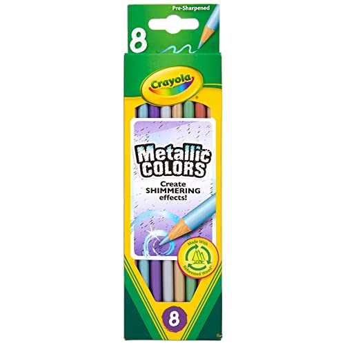 クレヨラ アメリカ 海外輸入 Crayola Metallic FX Colored Pencils - 8 Pencils