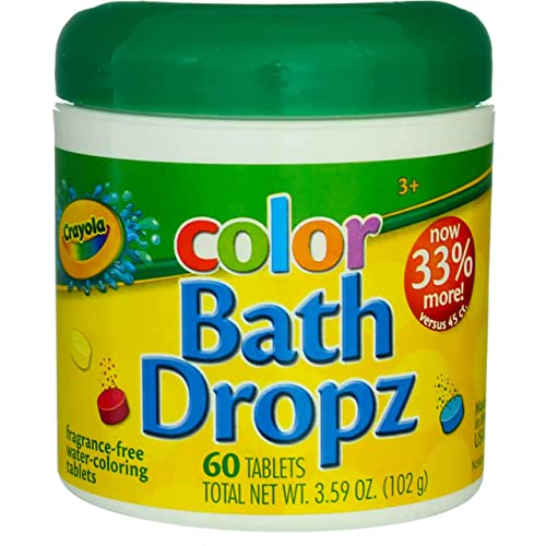 クレヨラ アメリカ 海外輸入 Crayola Color Bath Dropz, Fragrance Free 60 ea(Pack of 2) by Crayola