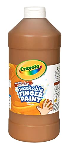 クレヨラ アメリカ 海外輸入 Crayola Fingerpaint, Brown, 32 Ounces, Washable Kids Paint, Ages 3+