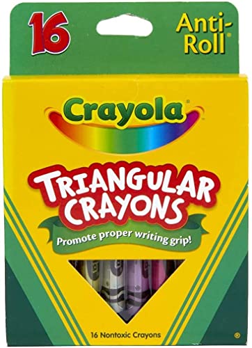 クレヨラ アメリカ 海外輸入 Triangular Anti-roll Crayons
