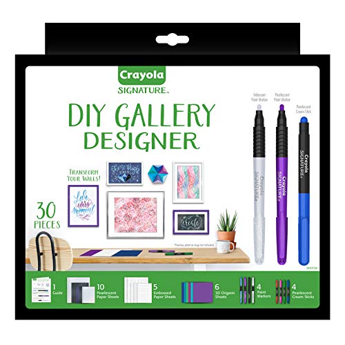 クレヨラ アメリカ 海外輸入 Crayola DIY Gallery Wall Art Set & Origami Kit, Craft Kit, Over 30 Pcs