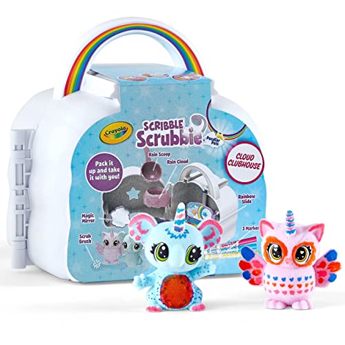 クレヨラ アメリカ 海外輸入 Crayola Scribble Scrubbie Cloud Playset, Toy for Kids, Gift, Ages 3, 4,