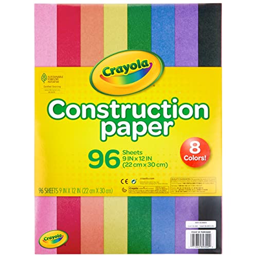 クレヨラ アメリカ 海外輸入 Crayola Construction Paper 96 Sheets