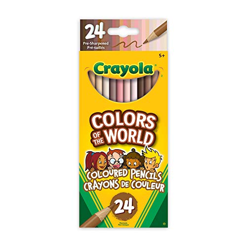 クレヨラ アメリカ 海外輸入 CRAYOLA Colours of The World Colouring Pencils - Assorted Colours (Pack