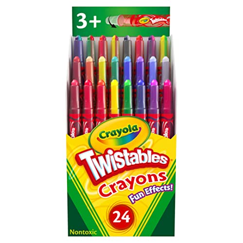 クレヨラ アメリカ 海外輸入 Crayola Twistables Crayons, Fun Effects, Gift for Kids, 24 Count