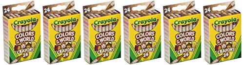クレヨラ アメリカ 海外輸入 Crayola Bulk Crayon Set, Colors of The World, Multicultural Crayons, Sc