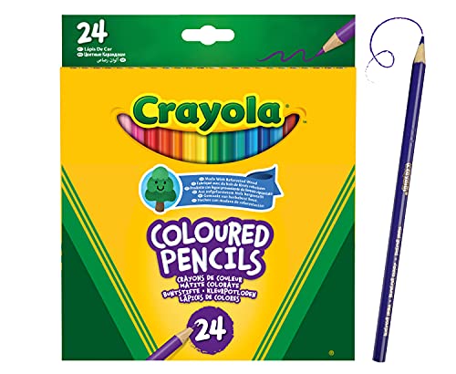 クレヨラ アメリカ 海外輸入 CRAYOLA Colouring Pencils - Assorted Colours (Pack of 24), A Must-Have