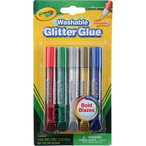 クレヨラ アメリカ 海外輸入 Crayola Washable Glitter Glue 5 ea (Pack of 2)
