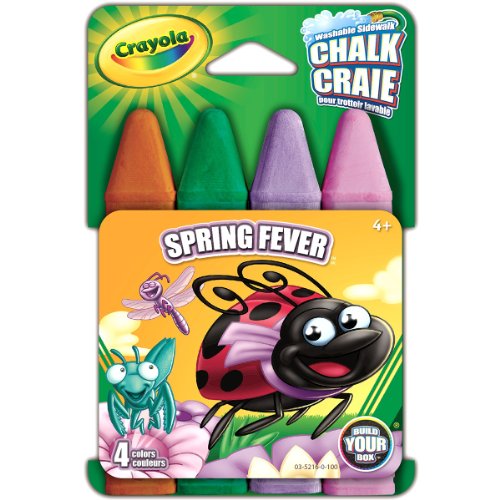 クレヨラ アメリカ 海外輸入 Crayola Build Your Box Spring Fling Chalk (4 Count)