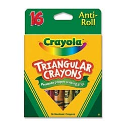 クレヨラ アメリカ 海外輸入 Crayola? Triangular Crayons, Box of 16
