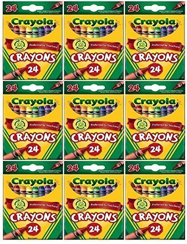 クレヨラ アメリカ 海外輸入 Crayola 24 Count Box of Crayons Non-Toxic Color Coloring School Supplie