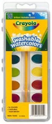 クレヨラ アメリカ 海外輸入 Crayola 740824 Crayola Washable Watercolors Assorted (53-0555)