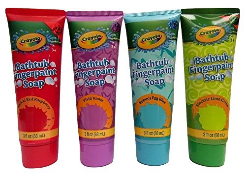 クレヨラ アメリカ 海外輸入 Children's Crayola Bathtub Fingerpaint Soap Assorted Colors - (4) 3 Fl