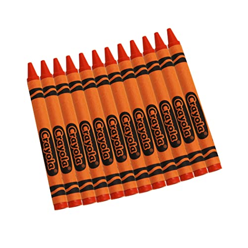 クレヨラ アメリカ 海外輸入 Crayola Crayons, Orange, Single Color Crayon Refill, 12 Count Bulk Cray