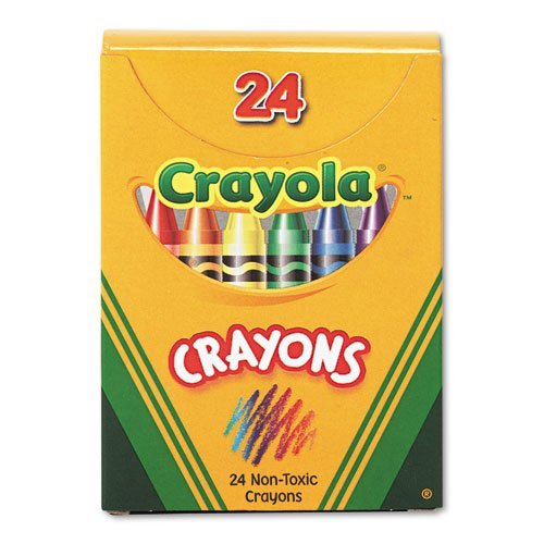 クレヨラ アメリカ 海外輸入 Crayons Tuck Box,Permanent/Waterproof,Nontoxic,24/BX,Asst., Sold as 1 b