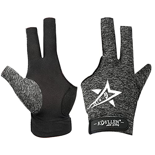 海外輸入品 ビリヤード KONLLEN Billiards Gloves Left Hand/Right Hand L/XL Pool Gloves Lycra Material