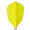 海外輸入品 ダーツ フライト Cosmo Darts Fit Flight 3 Pack Super Shape Dart Flight (Yellow)