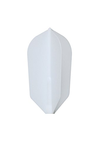 海外輸入品 ダーツ フライト Cosmo Darts Fit Flight 3 Pack Slim Dart Flight (White)
