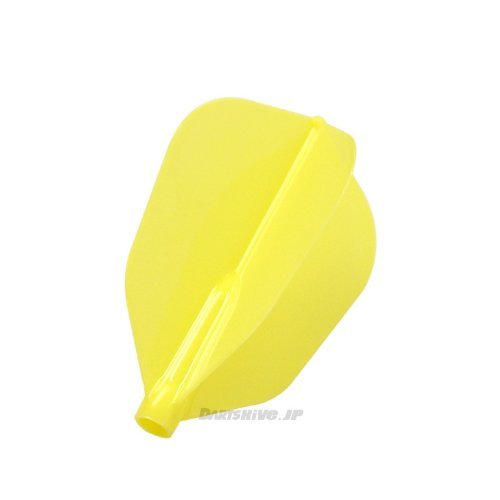 海外輸入品 ダーツ フライト Cosmo Darts Fit Flight (Air) 3 Pack Super Shape Dart Flight (Yellow)