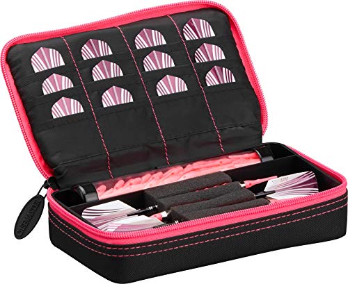 海外輸入品 ダーツ Casemaster by GLD Products Plazma Black with Pink Trim Dart Case