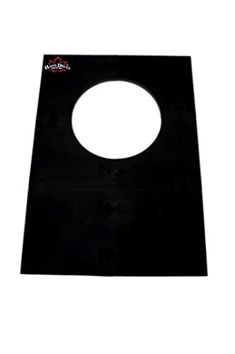 海外輸入品 ダーツ HAN'S DELTA Professional Dartboard Backboard Surround Wall Protector (Black Large Sq