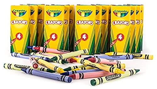 クレヨラ アメリカ 海外輸入 Crayola 4-ct. Crayon Party Favor Pack, 24 Boxes