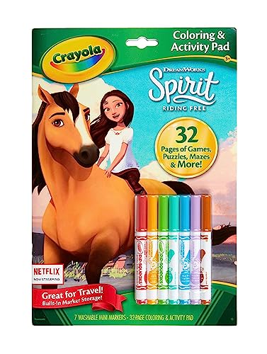 クレヨラ アメリカ 海外輸入 Crayola Spirit Coloring Book with Activities, 32 Coloring Pages & 7 Mar