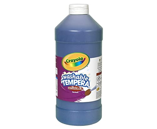 クレヨラ アメリカ 海外輸入 Crayola Washable Tempera Paint For Kids, Blue Paint, Classroom Supplies