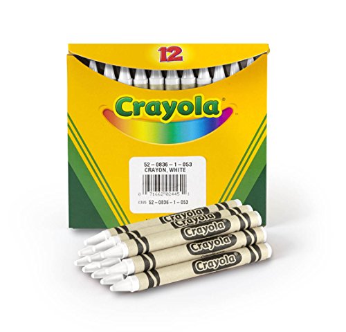 クレヨラ アメリカ 海外輸入 Crayola Crayons, White, Single Color Crayon Refill, 12 Count Bulk Crayo