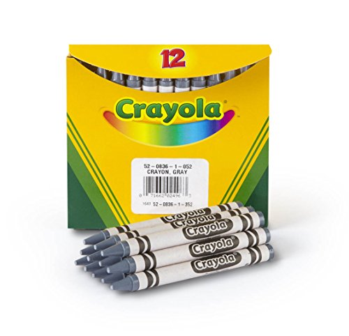 クレヨラ アメリカ 海外輸入 Crayola Crayons in Gray, Bulk Crayons, 12 Count (5208361052)
