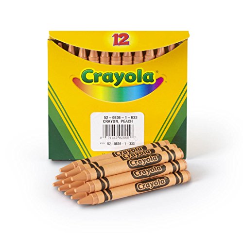 クレヨラ アメリカ 海外輸入 Crayola Crayons, Peach, Single Color Crayon Refill, 12 Count Bulk Crayo