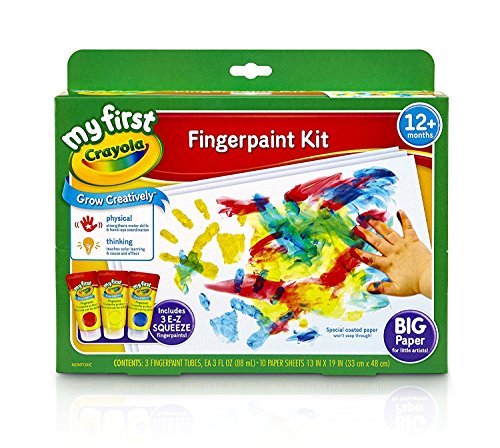 クレヨラ アメリカ 海外輸入 Crayola My First Fingerpaint Kit, Washable Paint, Gifts, Ages 1, 2, 3,