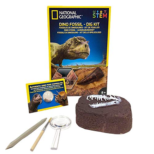 ナショナルジオグラフィック 知育玩具 科学 NATIONAL GEOGRAPHIC Dinosaur Dig Kit - Fascinating