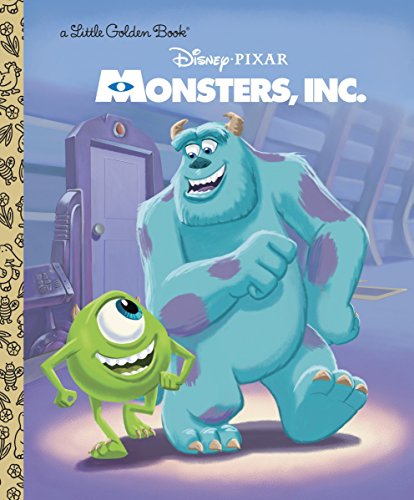 海外製絵本 知育 英語 Monsters, Inc. Little Golden Book (Disney/Pixar Monsters, Inc.)