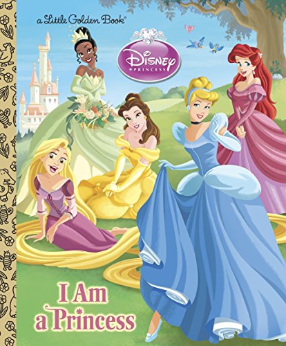 海外製絵本 知育 英語 I am a Princess (Disney Princess) (Little Golden Book)