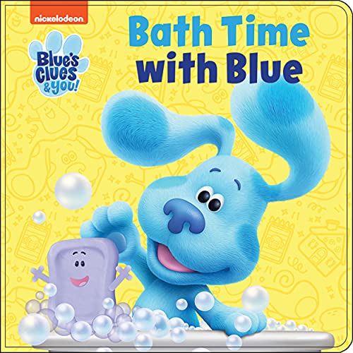海外製絵本 知育 英語 Nickelodeon Blue's Clues & you! - Bath Time with Blue - Waterproof Bath Book PI
