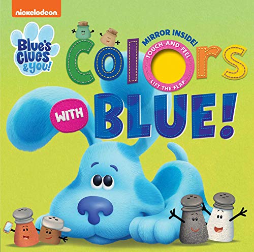 海外製絵本 知育 英語 Nickelodeon Blue's Clues & You!: Colors with Blue (Cloth Flaps)