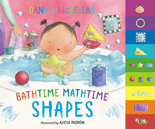 海外製絵本 知育 英語 Bathtime Mathtime: Shapes (McKellar Math)