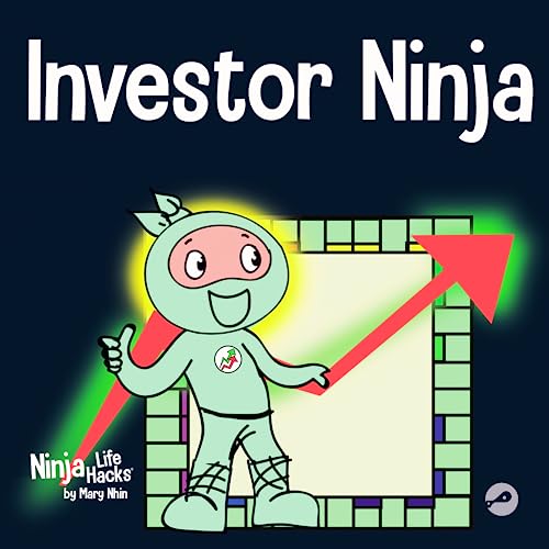 海外製絵本 知育 英語 Investor Ninja: A Children's Book About Investing (Ninja Life Hacks)