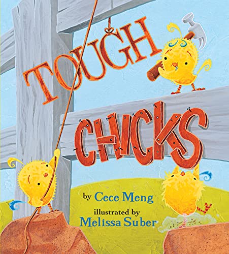 海外製絵本 知育 英語 Tough Chicks (lap board book)