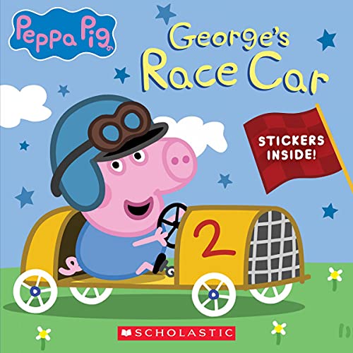 海外製絵本 知育 英語 George's Race Car (Peppa Pig)