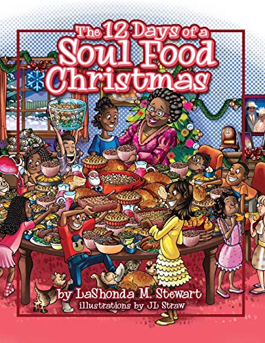 海外製絵本 知育 英語 The 12 Days of a Soul Food Christmas