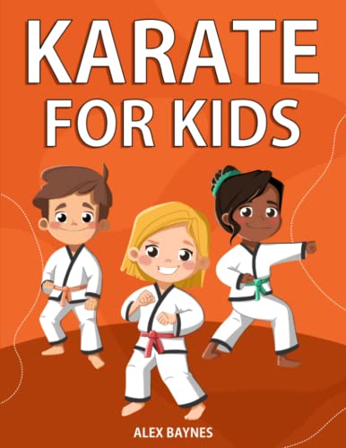 海外製絵本 知育 英語 Karate for Kids: Easy Step By Step Instructions & Videos To Learn Martial Arts f