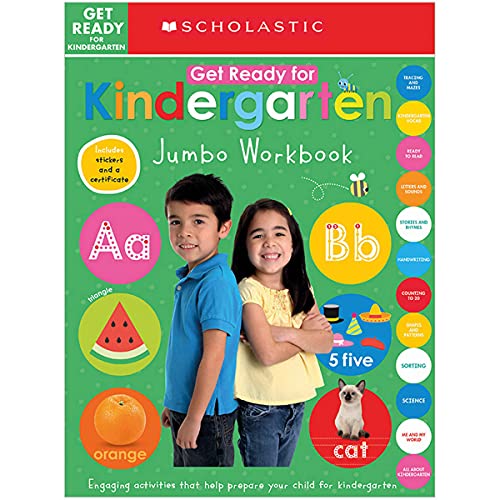 海外製絵本 知育 英語 Get Ready for Kindergarten Jumbo Workbook: Scholastic Early Learners (Jumbo Work
