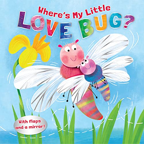 海外製絵本 知育 英語 Where's My Little Love Bug?: A Mirror Book