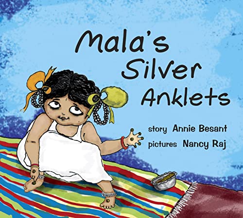 海外製絵本 知育 英語 Mala's Silver Anklets
