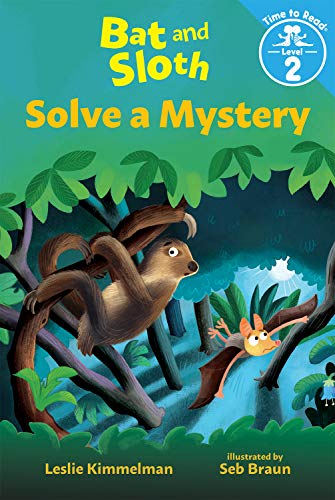 海外製絵本 知育 英語 Bat and Sloth Solve a Mystery (Bat and Sloth: Time to Read, Level 2)